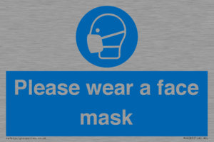 Please wear a face mask